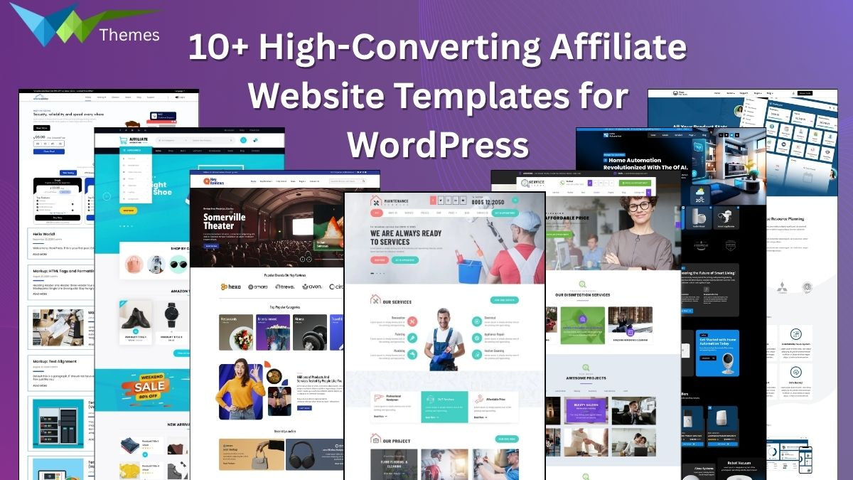 10+ HighConverting Affiliate Website Templates for WordPress