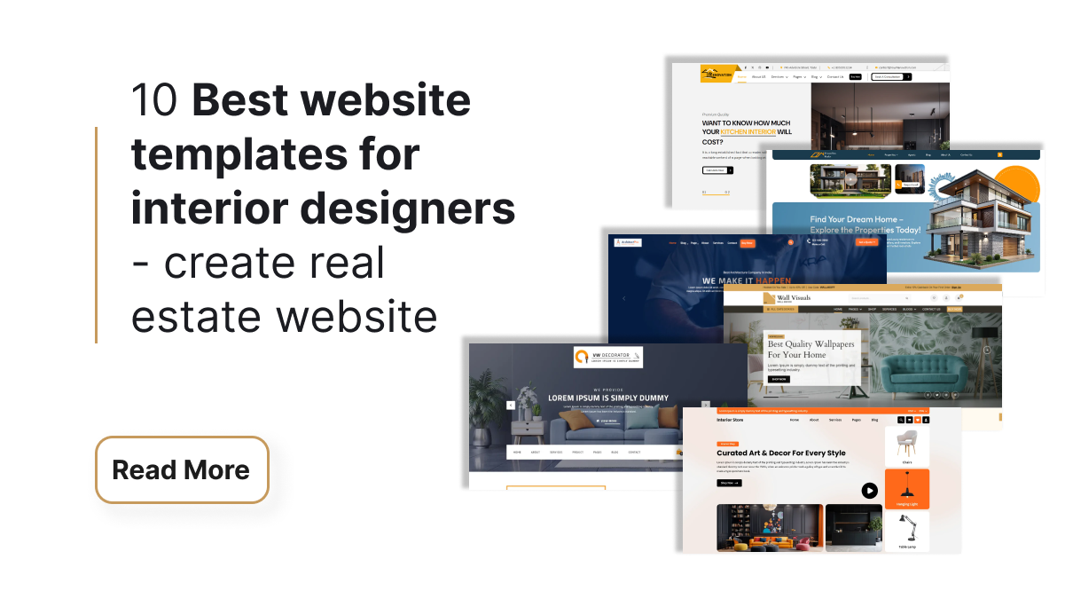 10 Best Website Templates For Interior Designers - Create Real Estate