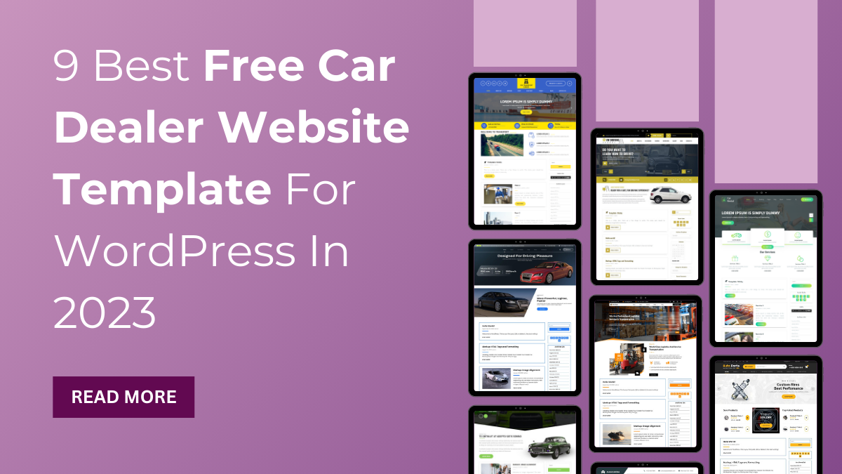 9 Best Free Car Dealer Website Template For WordPress In 2024