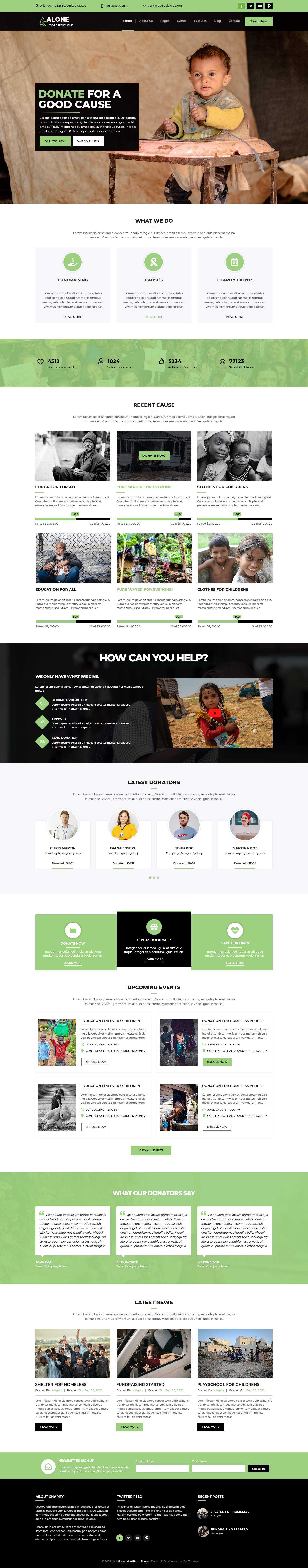 Premium Alone WordPress Theme