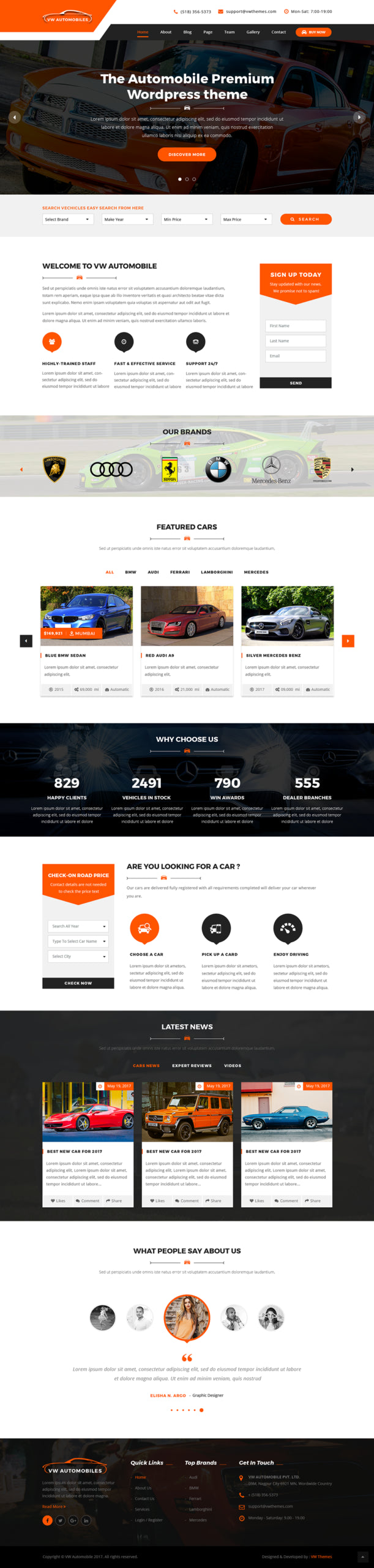 Automobile-WordPress-Theme