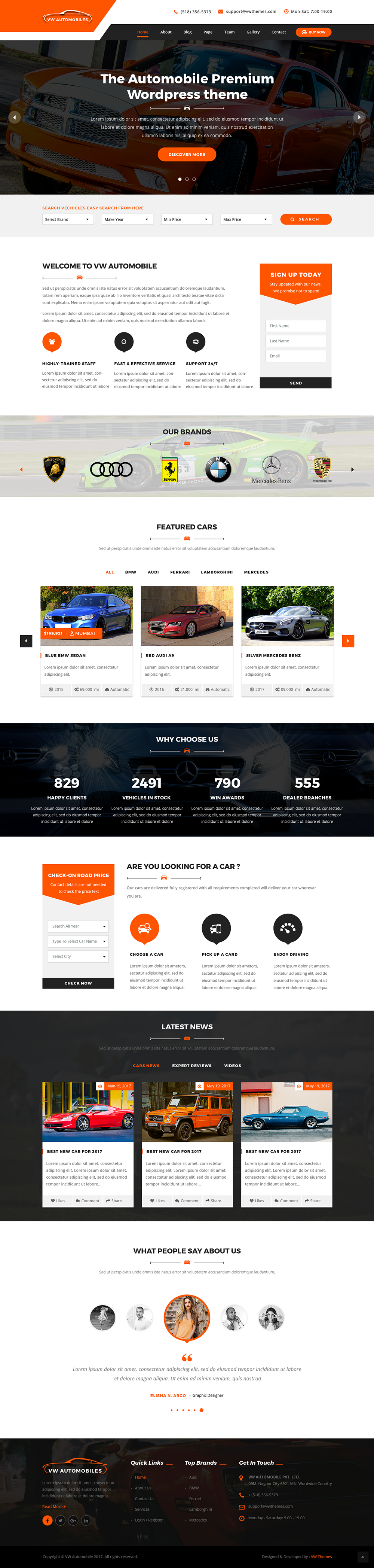 Car Repair WordPress Theme