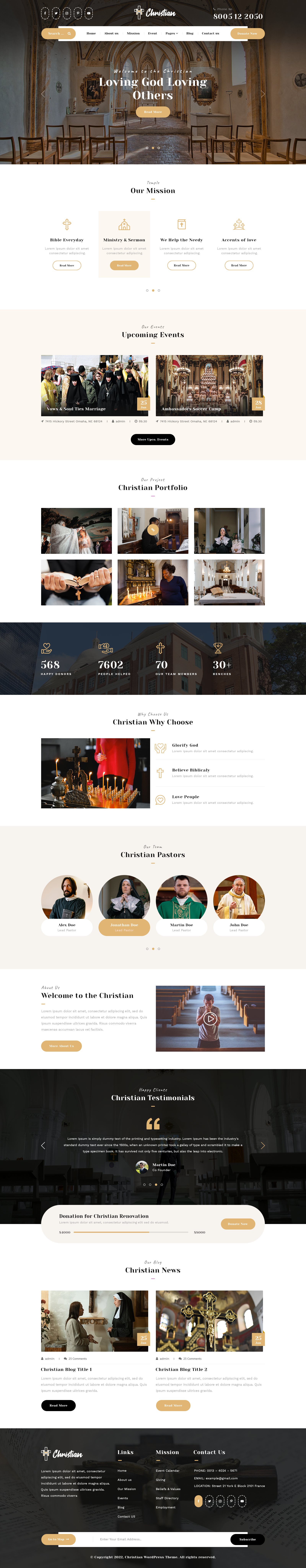 Christian WordPress Theme