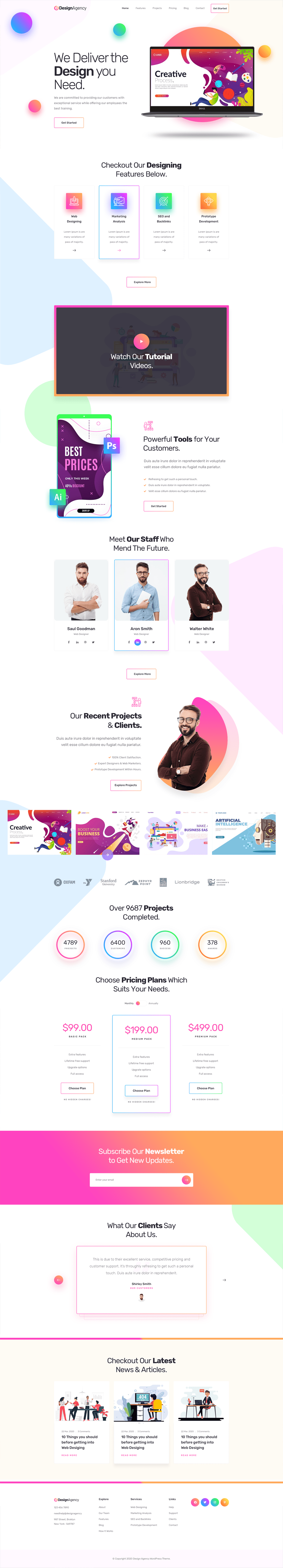 Agency WordPress Theme