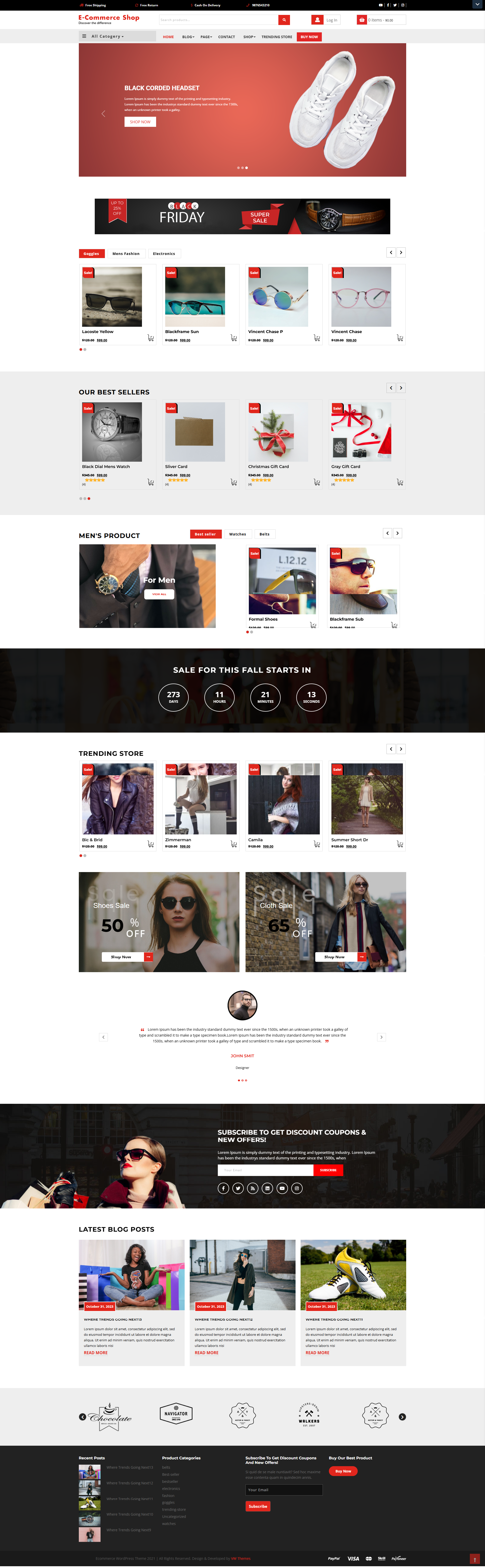 Ecommerce Marketplace WordPress Theme