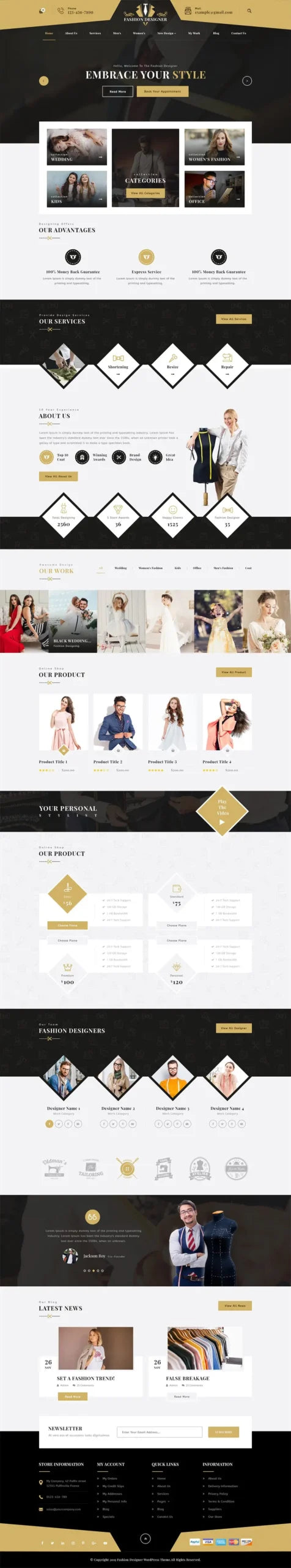 Fashion Store WordPress Theme