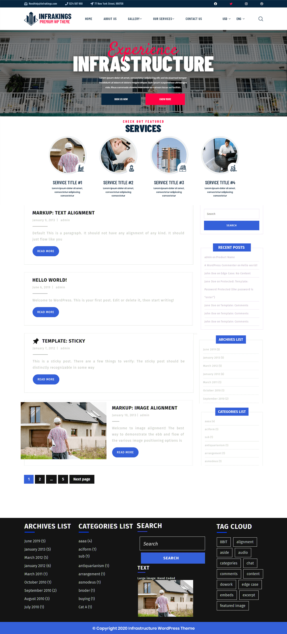 Free Architecture WordPress Theme