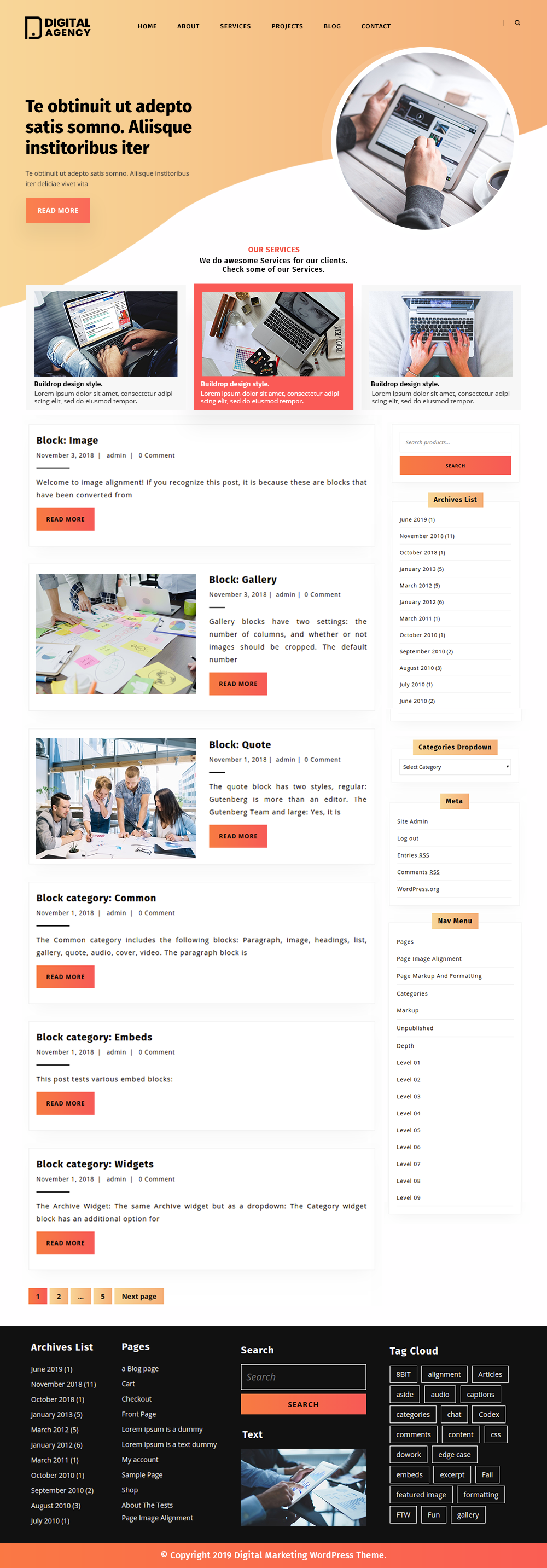 Free Cyber Security WordPress Theme