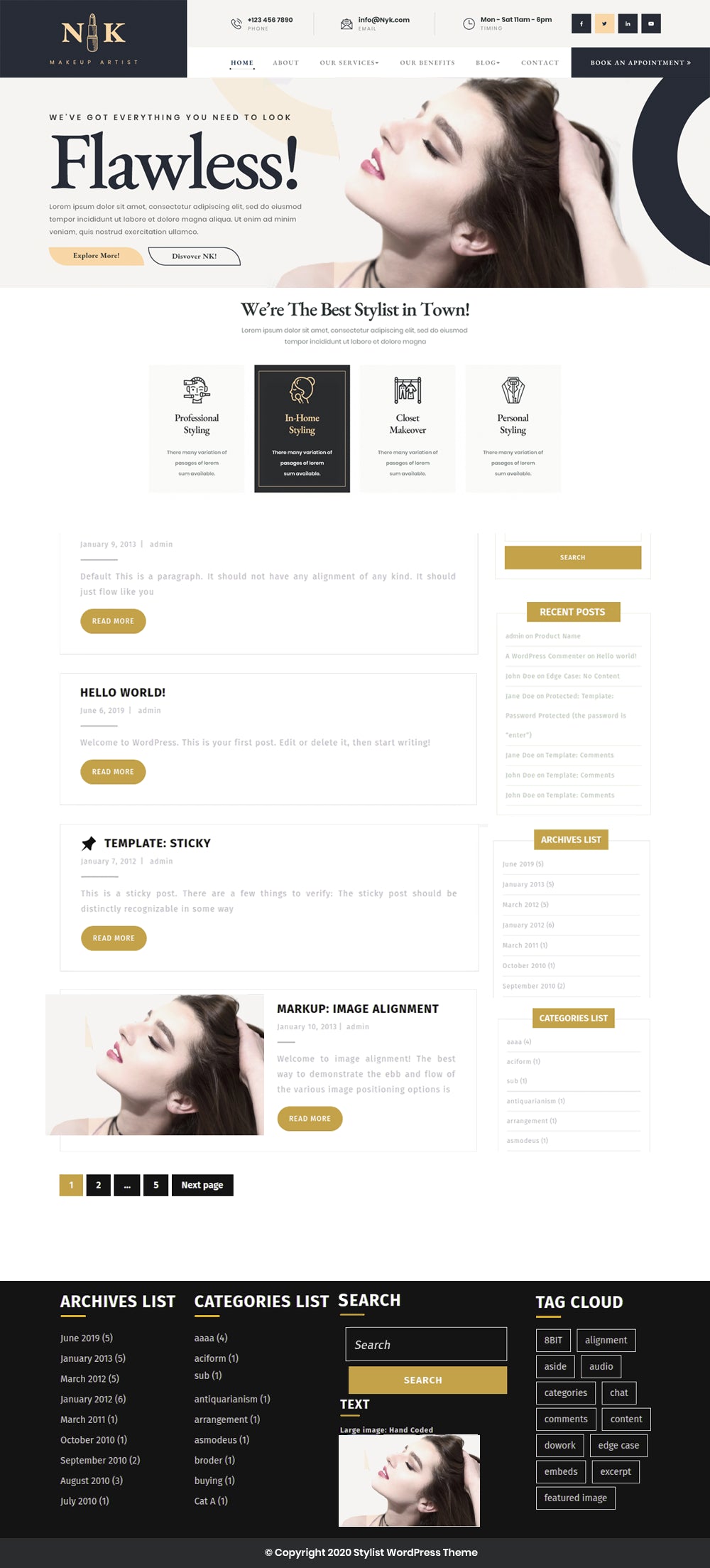 Free Stylish WordPress Theme