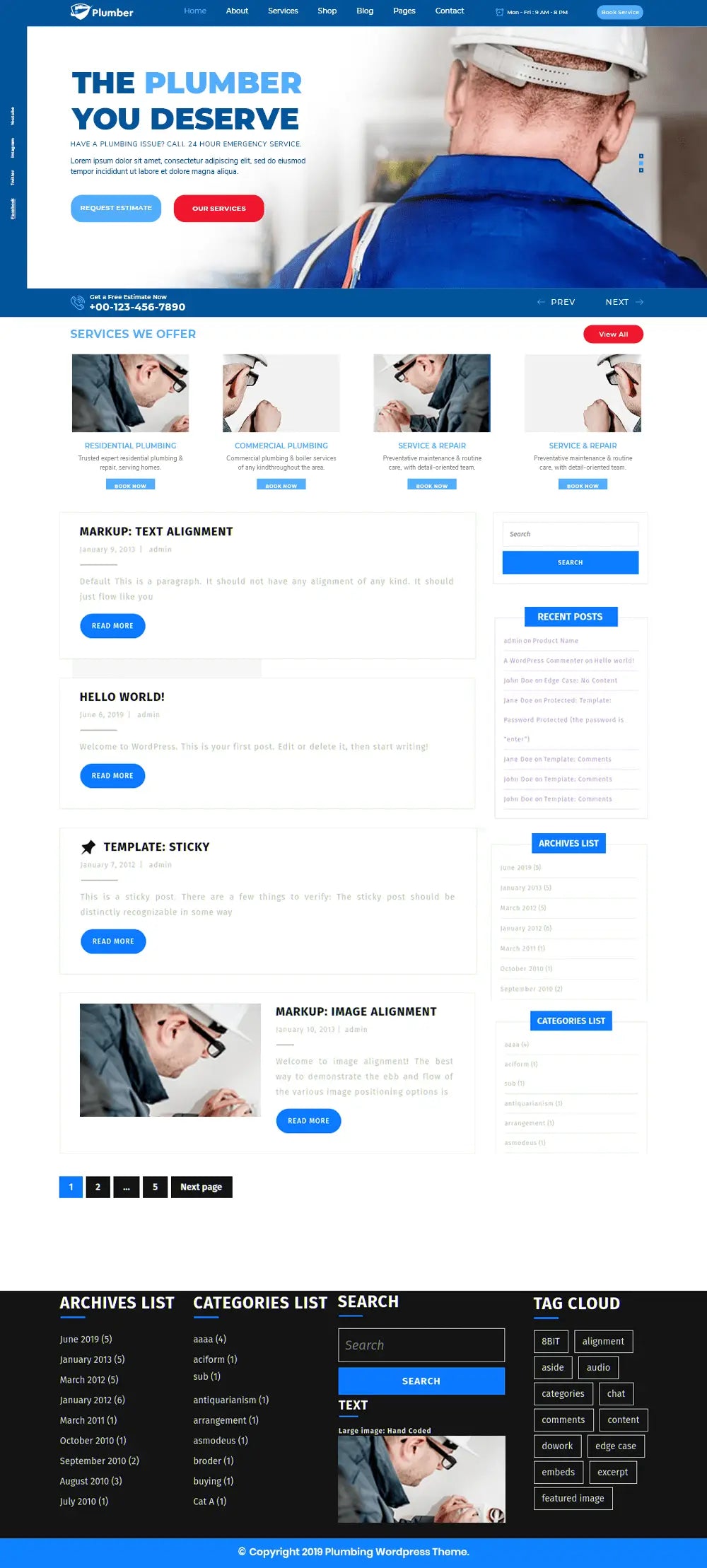Free Fire Department WordPress Theme