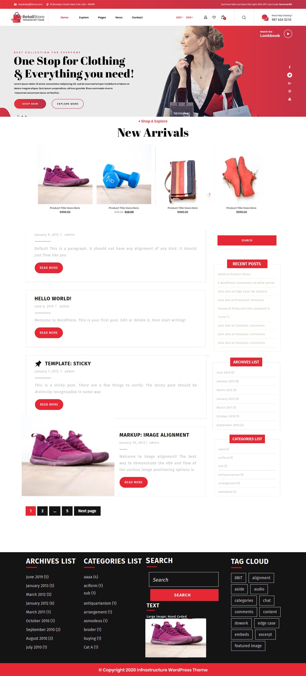 Free Storefront WordPress Theme
