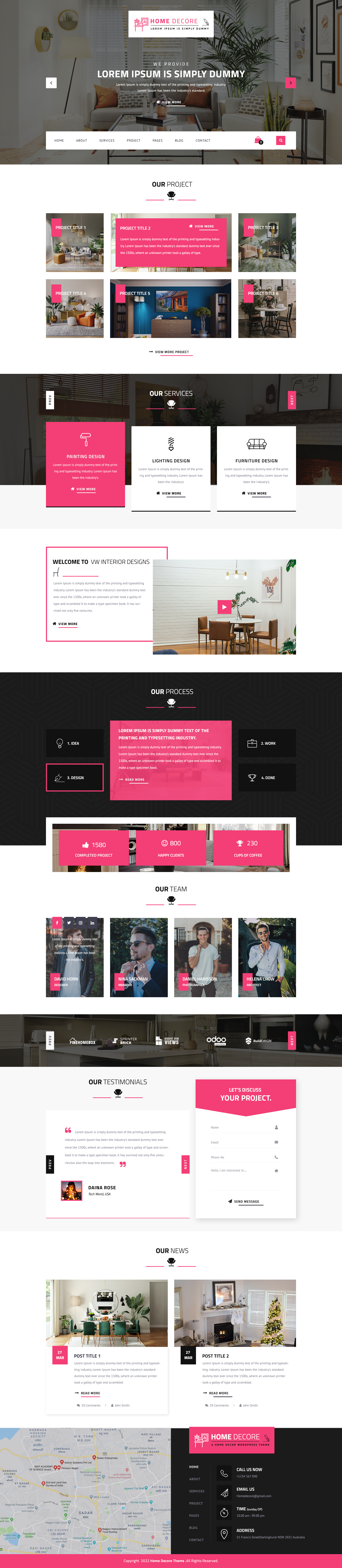 Home Decor WordPress Theme