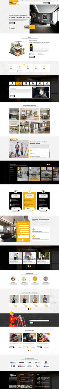 premium home renovation wordpress theme