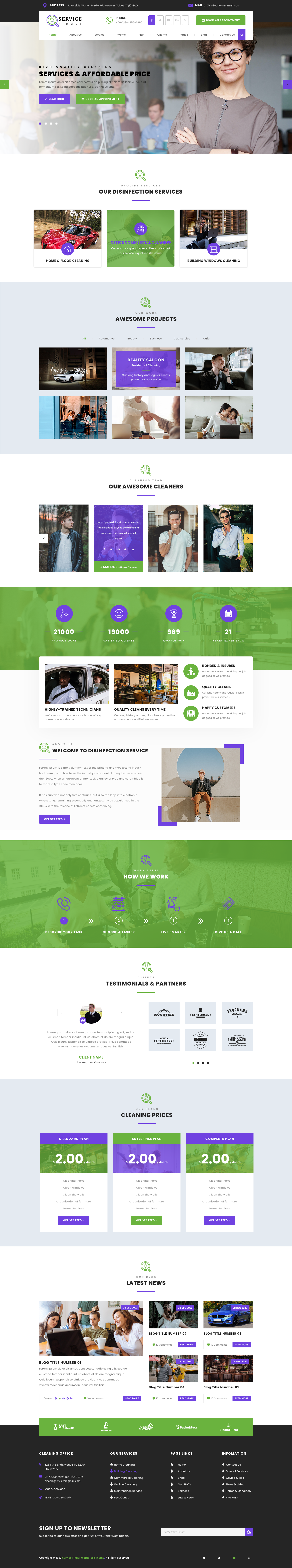 Service Finder WordPress Theme