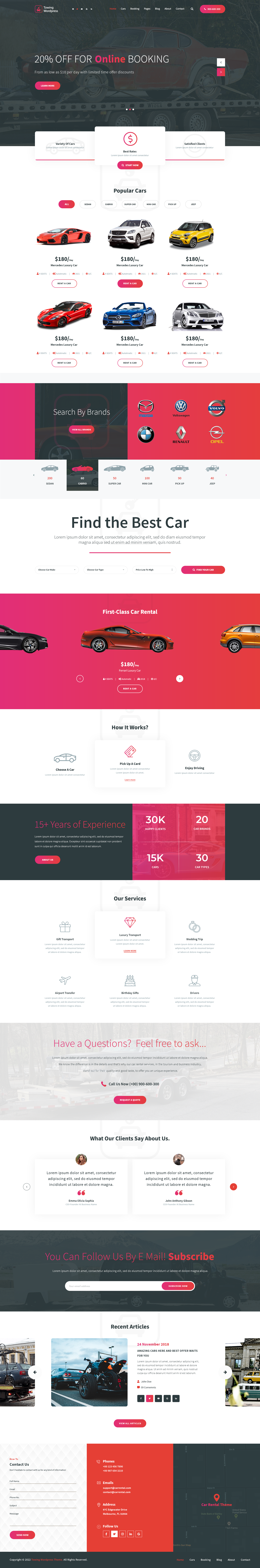 Towing WordPress Theme