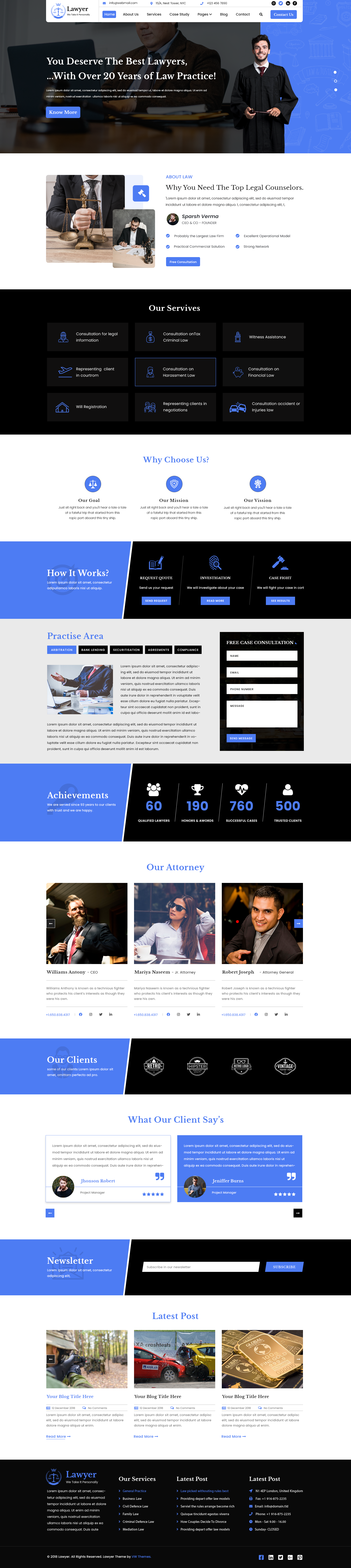Advocate WordPress Theme