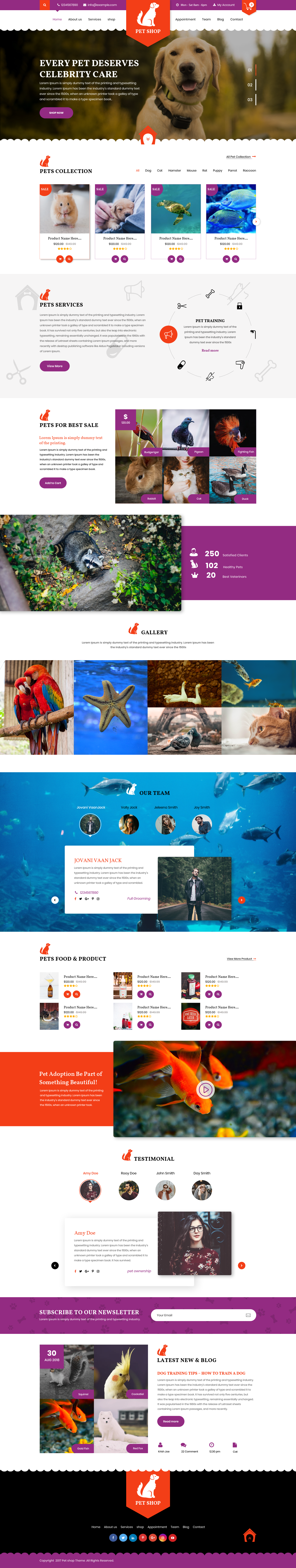 Animal Rescue WordPress Theme