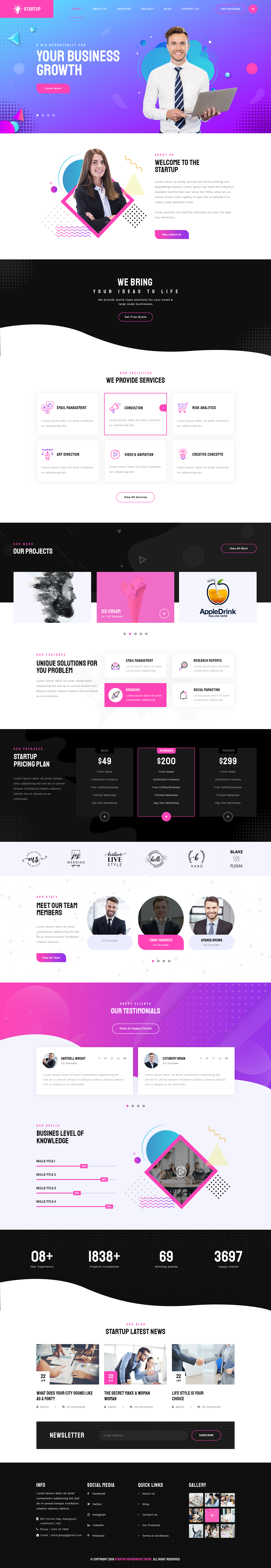 Aqeeq Agency WordPress Theme