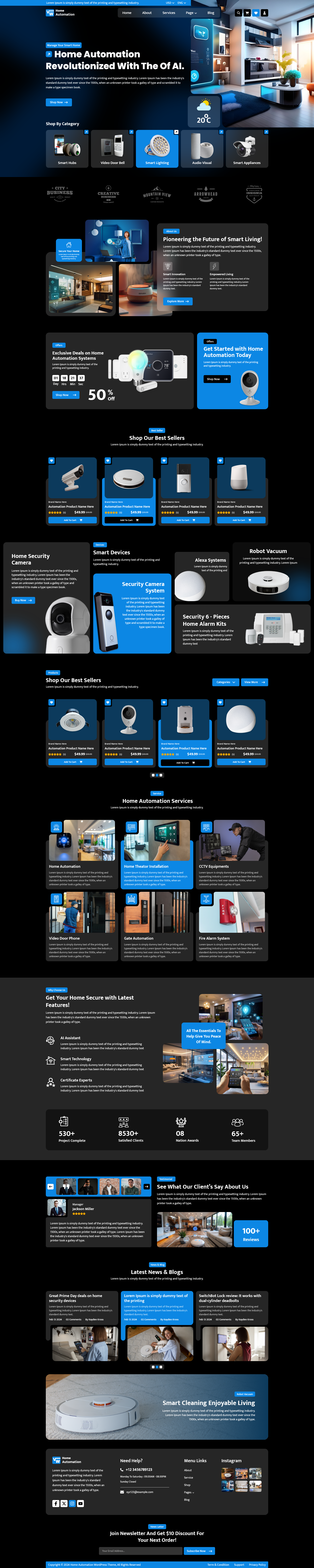 Automation Services WordPress Theme