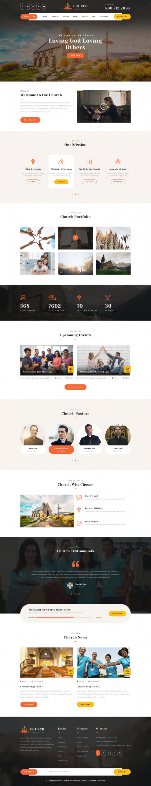 Church WordPress Theme