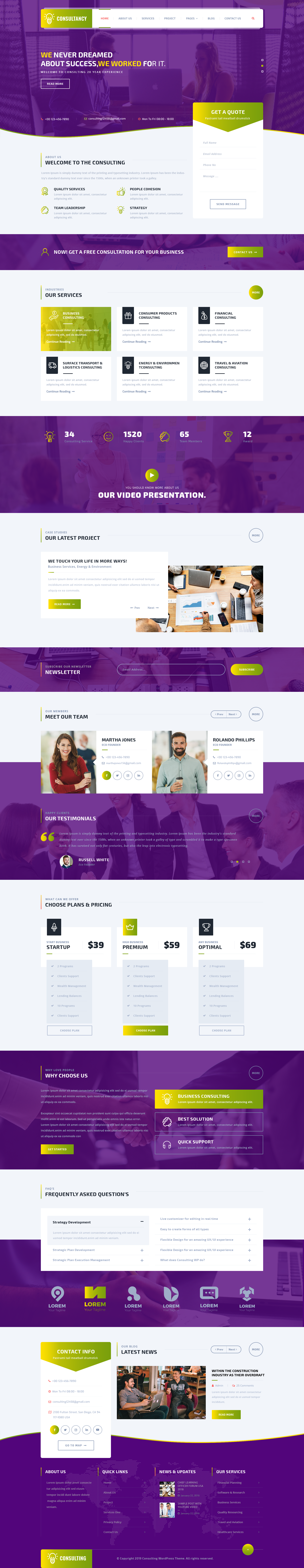 Consultant WordPress Theme