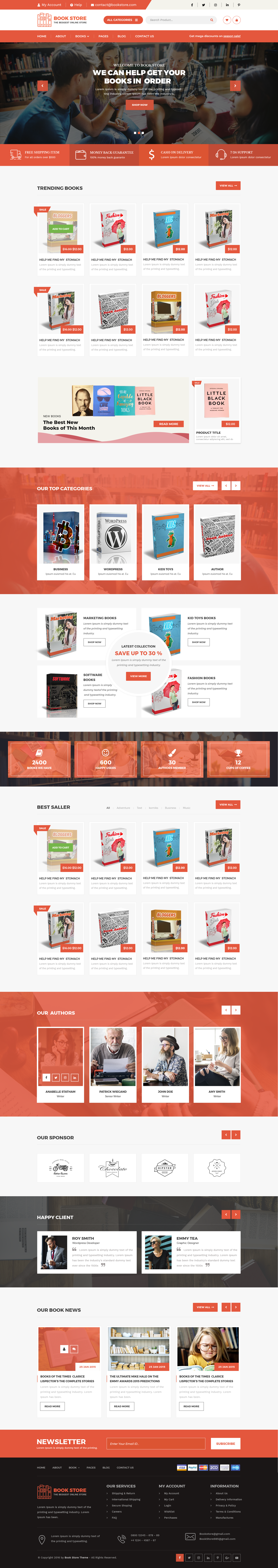 Ebook Store WordPress Theme