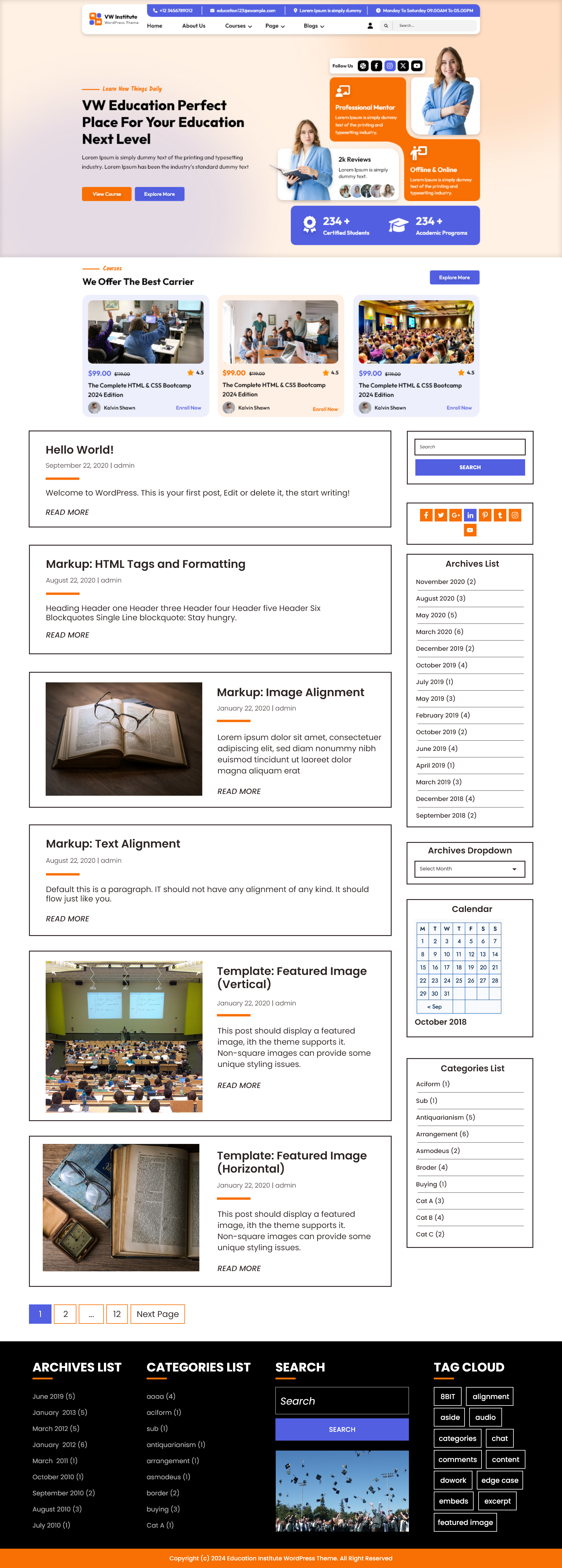 Free Coaching WordPress Theme