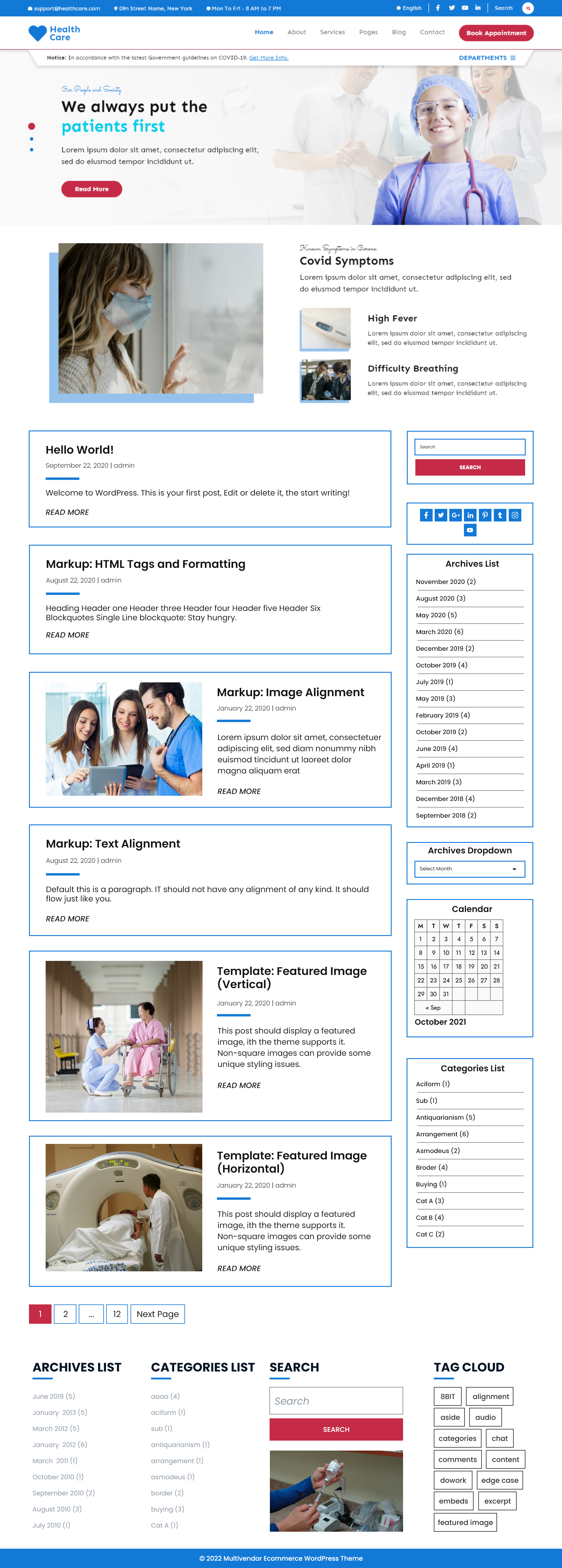 Free Plastic Surgery WordPress Theme