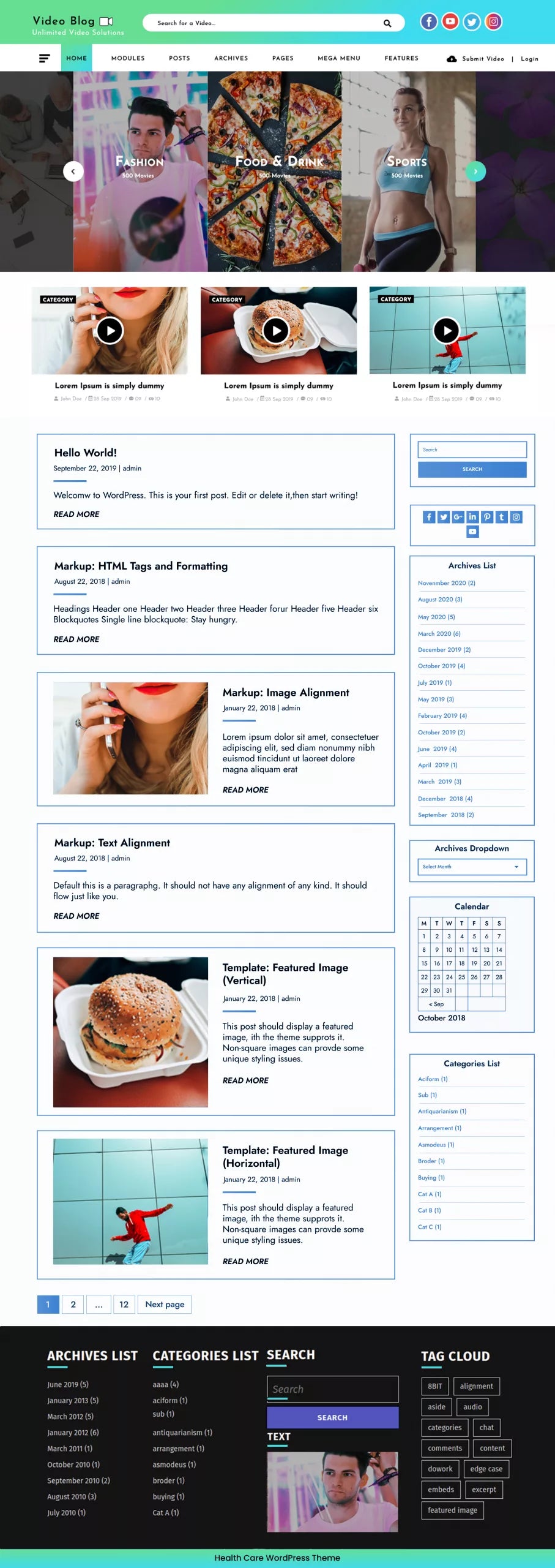 Free Transcription Service WordPress Theme