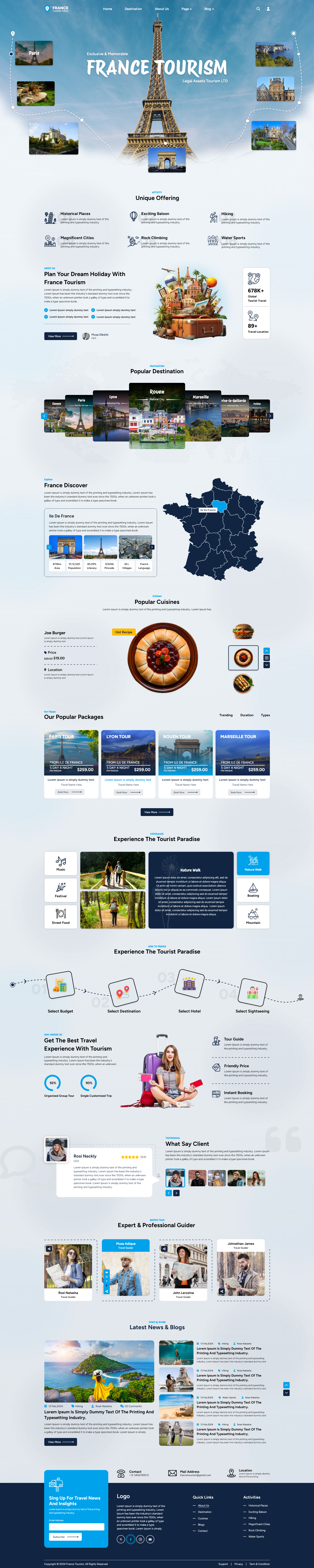 Tourism WordPress Theme