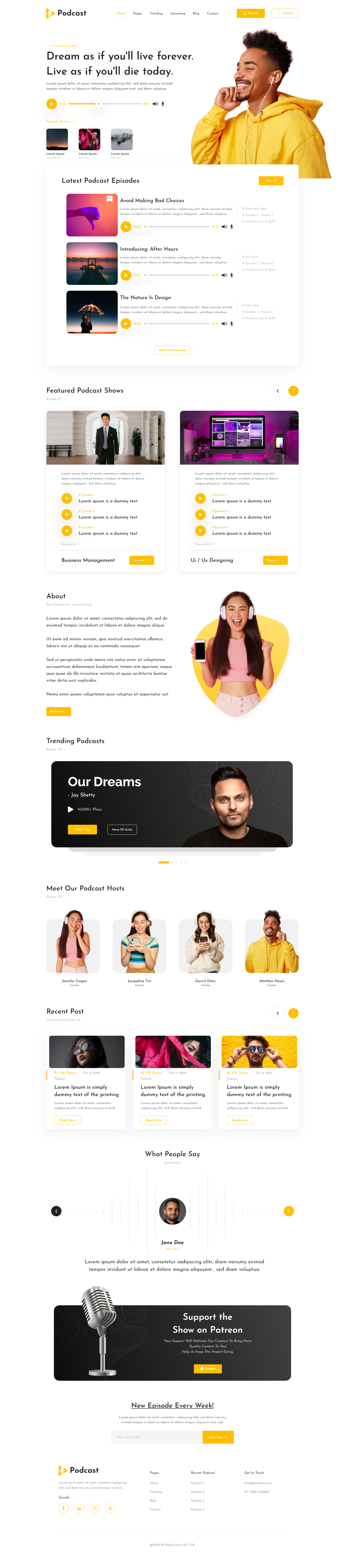 Video Podcast WordPress Theme