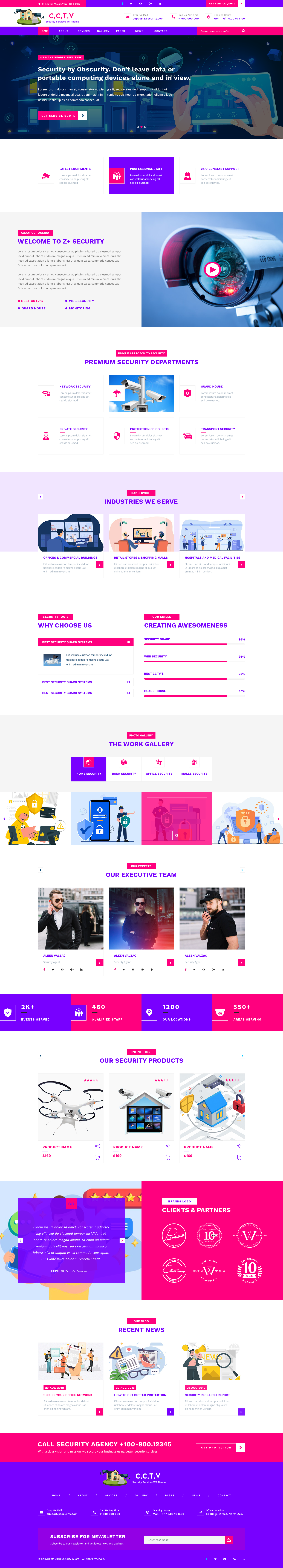 CCTV WordPress Theme
