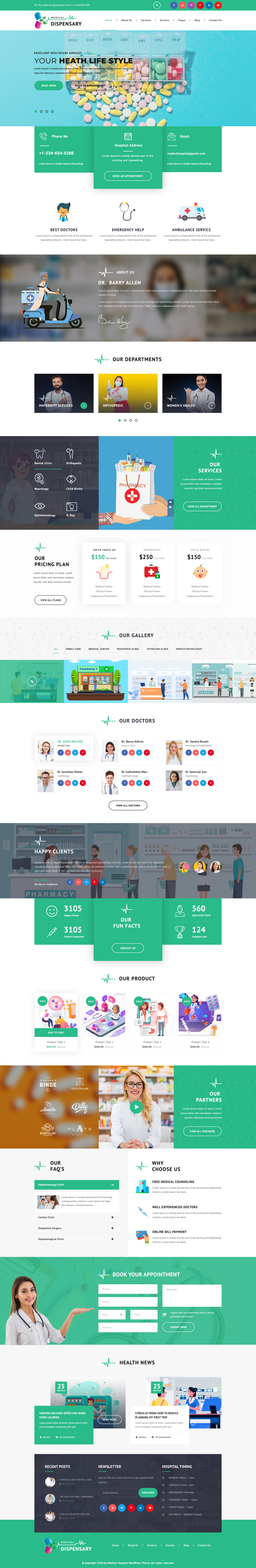 Dispensary WordPress Theme