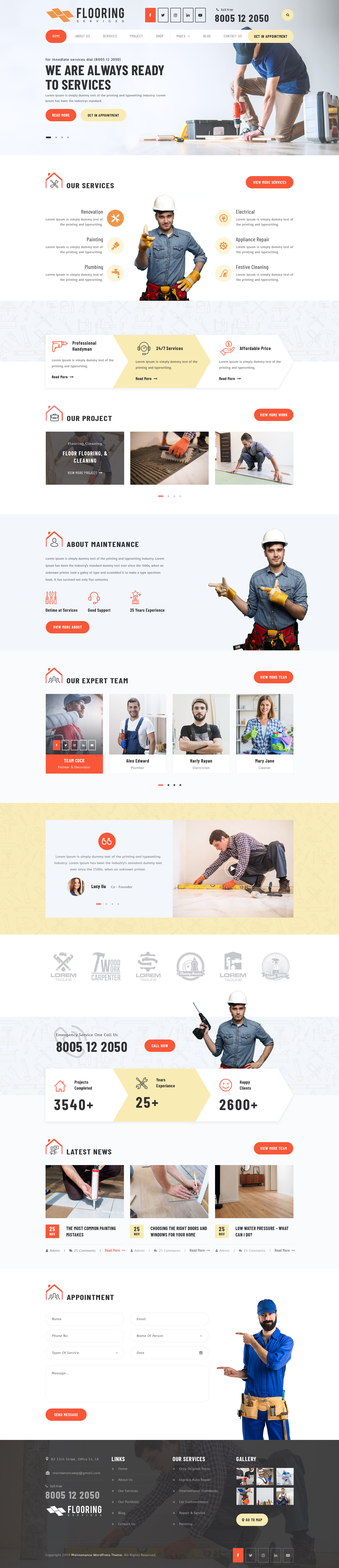 Flooring WordPress Themes