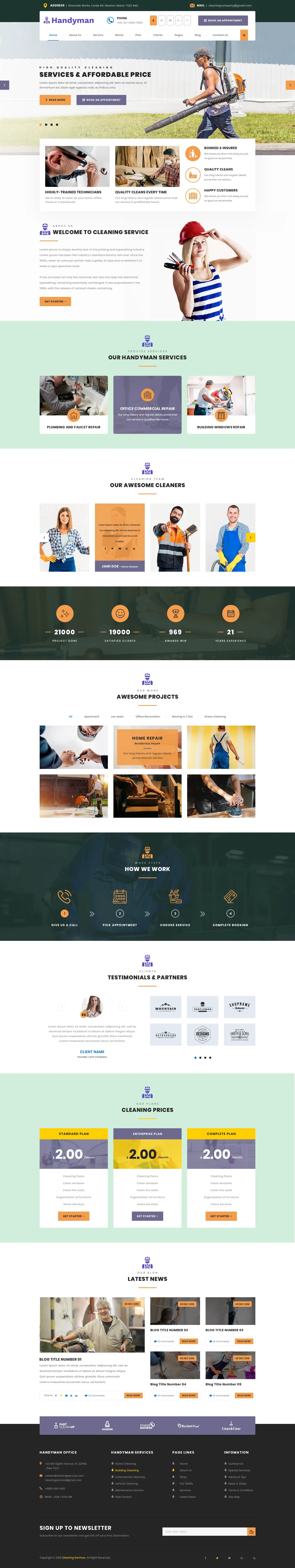 Handyman WordPress Theme