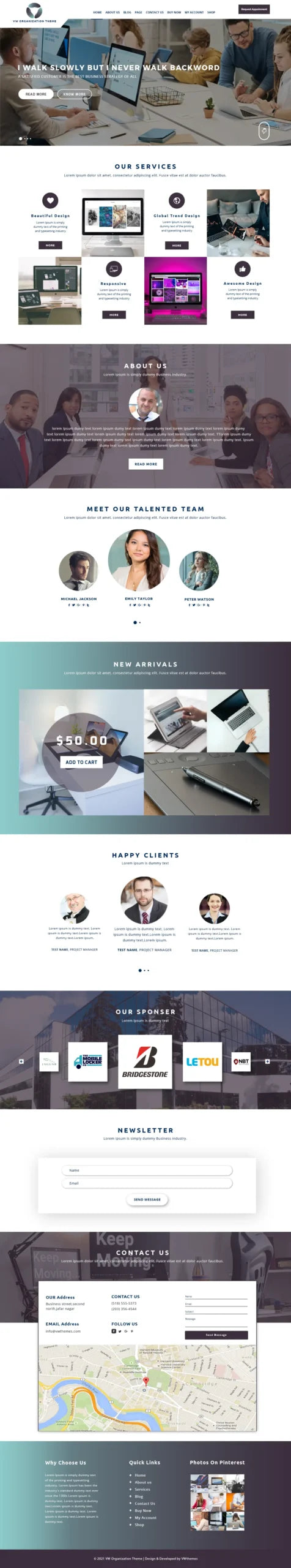 Organization WordPress Themes