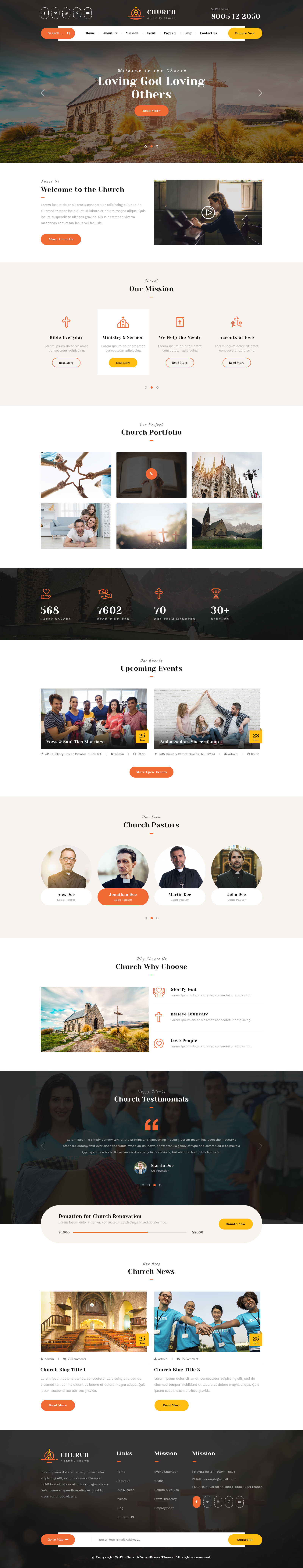 VW Religion WordPress Theme