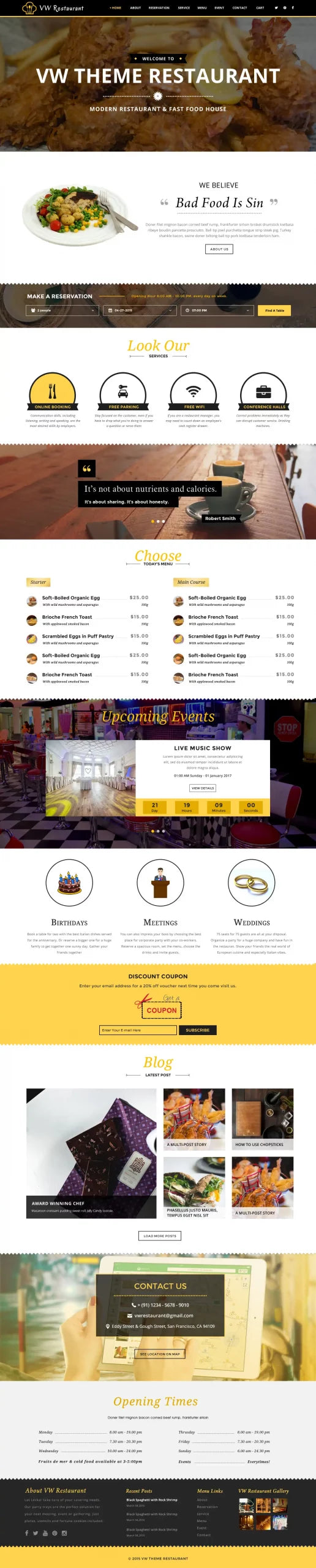 Chinese Restaurant WordPress Theme