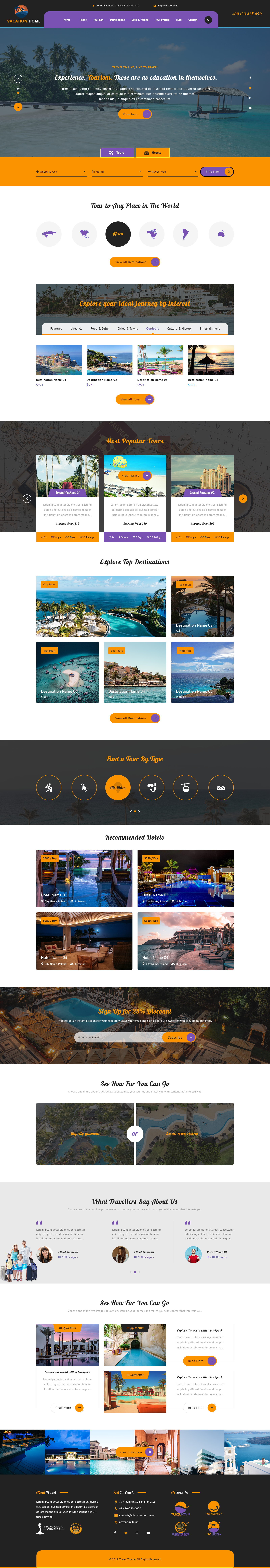 Vacation Home WordPress Theme