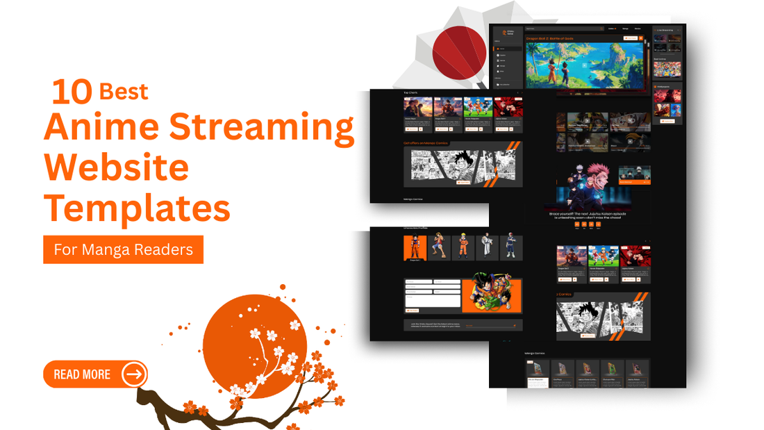 Anime Streaming Website Templates