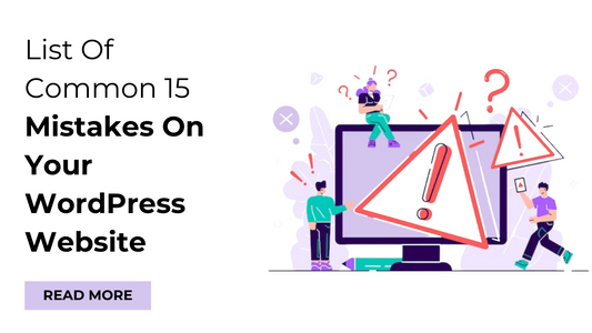 Mistakes On Your WordPress Website