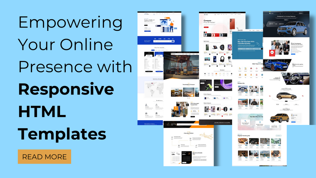 Empowering Online Presence with Responsive HTML Templates