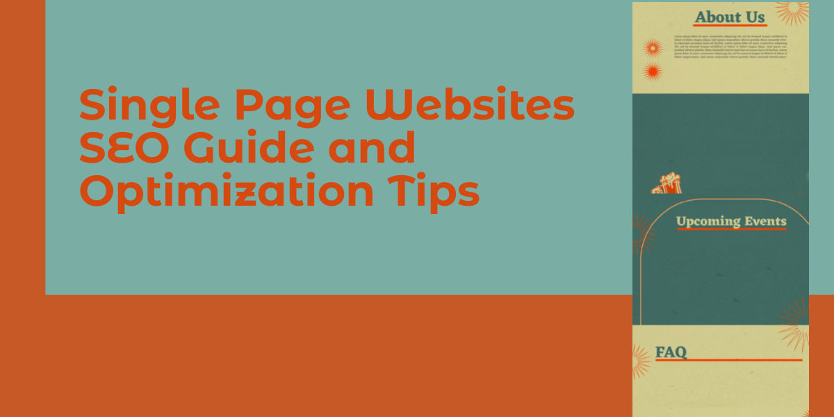 Website Pages Guide Single Page Websites SEO Guide and Optimization Tips