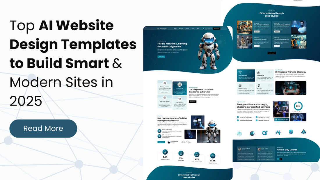 Top AI Website Design Templates to Build Smart & Modern Sites in 2025