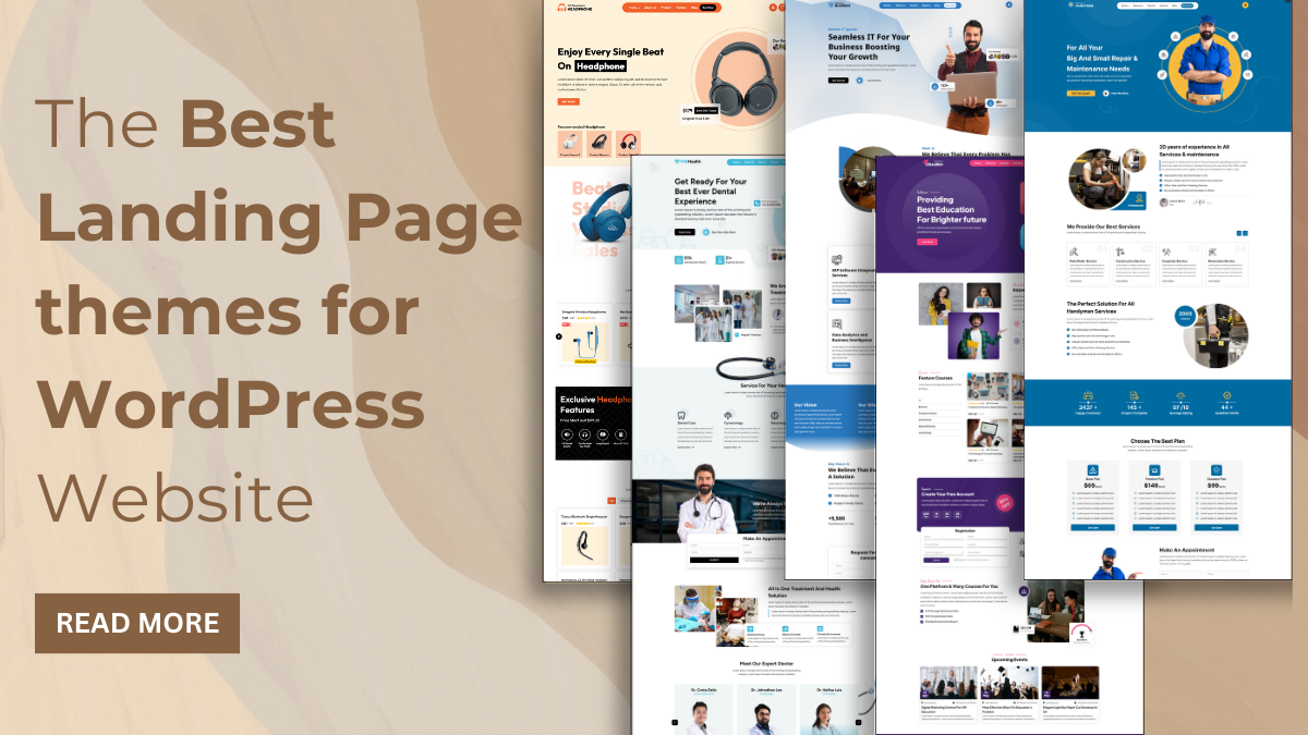 The Best Landing Page themes for WordPress Website