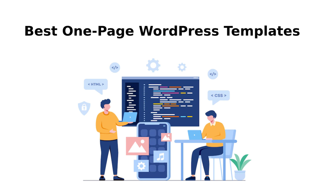 best one page WordPress templates