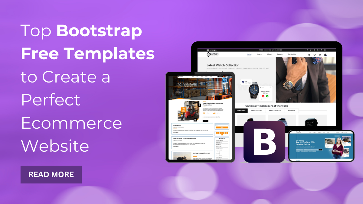 Top Bootstrap Free Templates to Create Ecommerce Website