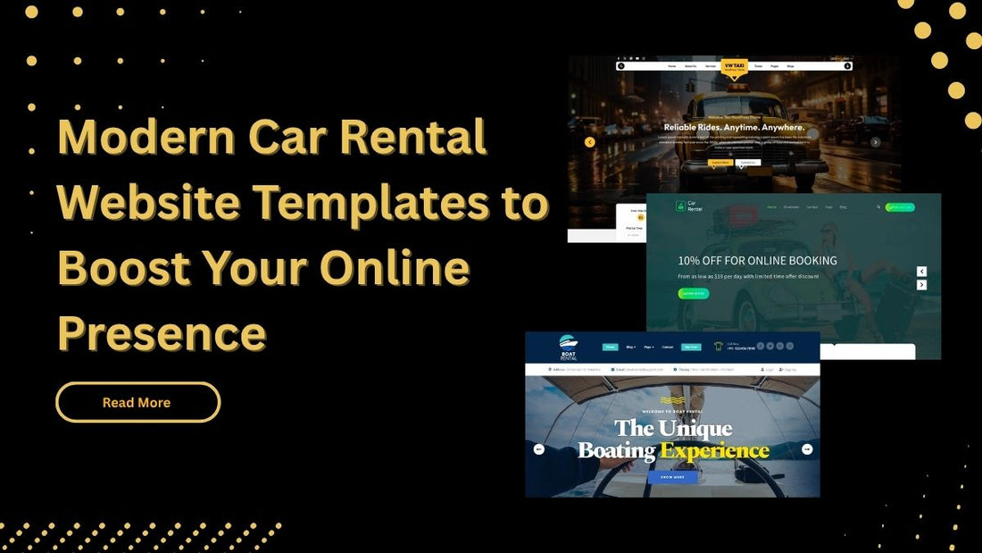 Car Rental Website Templates