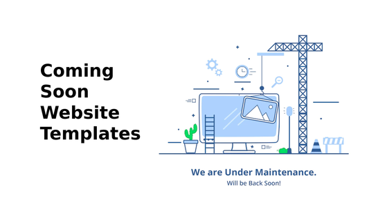 Coming Soon Website Templates