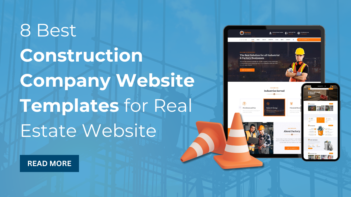 8 Best Construction Company Website Templates for Real Estate